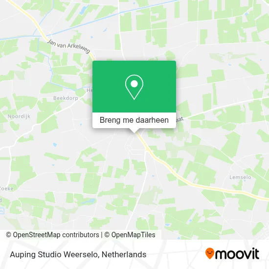 Auping Studio Weerselo kaart