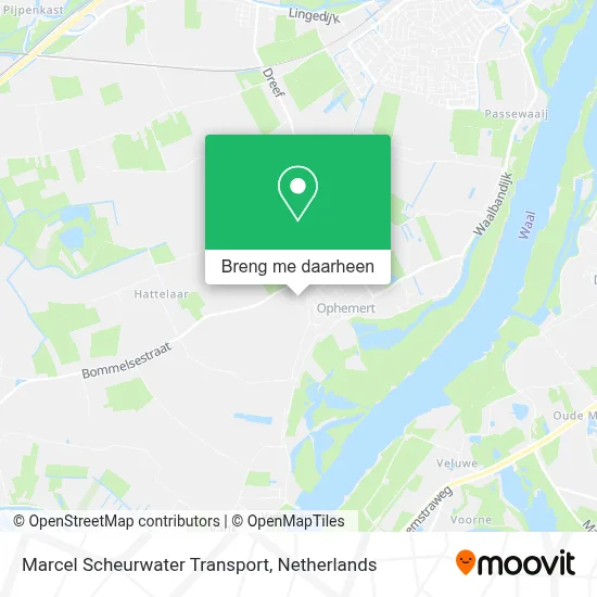 Marcel Scheurwater Transport kaart