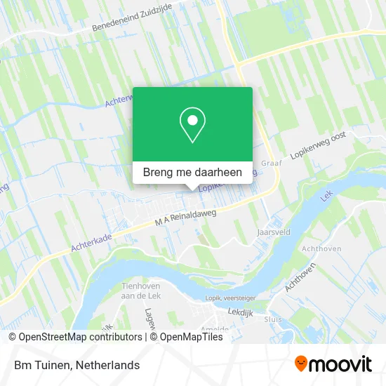Bm Tuinen kaart