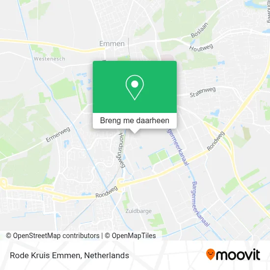 Rode Kruis Emmen kaart