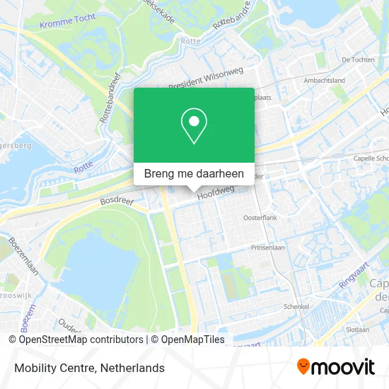 Mobility Centre kaart