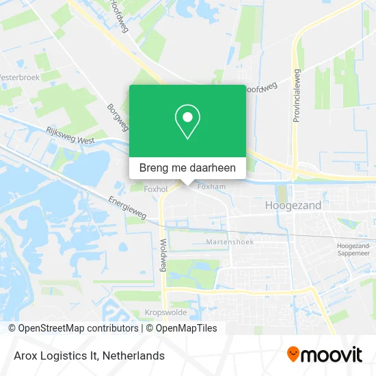 Arox Logistics It kaart