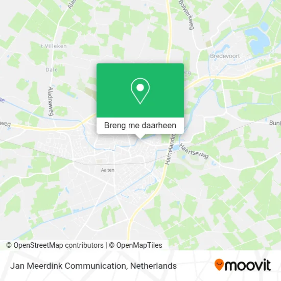 Jan Meerdink Communication kaart