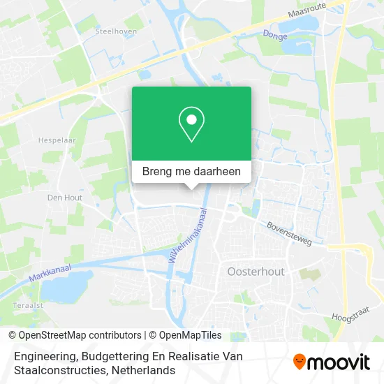 Engineering, Budgettering En Realisatie Van Staalconstructies kaart