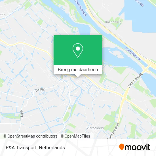 R&A Transport kaart
