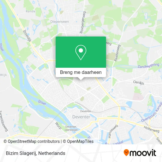 Bizim Slagerij kaart