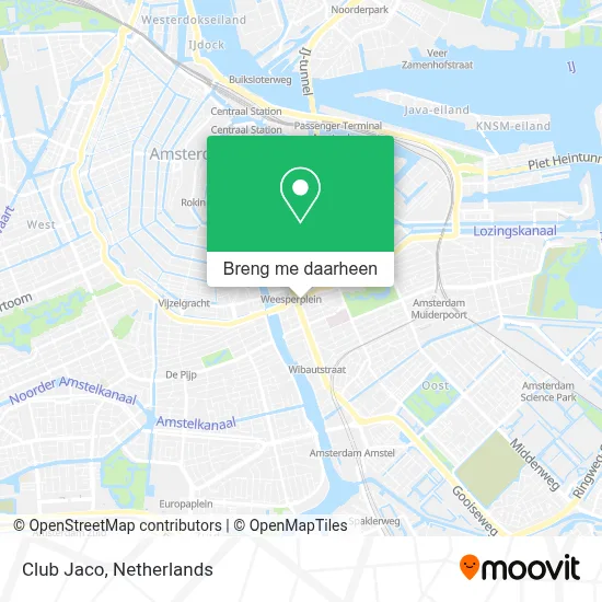 Club Jaco kaart