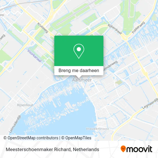 Meesterschoenmaker Richard kaart