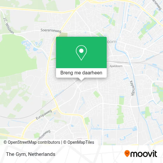 The Gym kaart