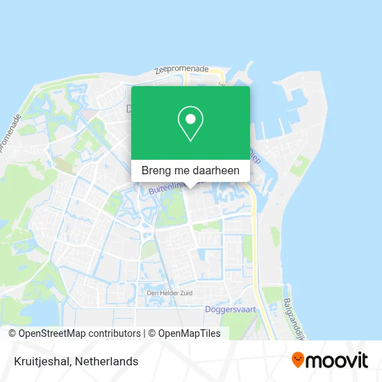 Kruitjeshal kaart