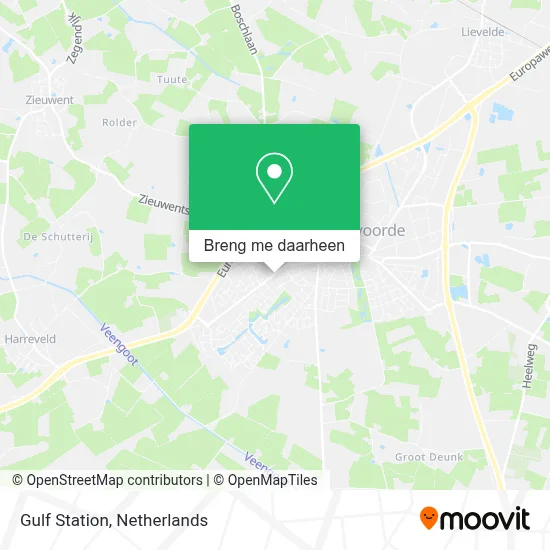 Gulf Station kaart