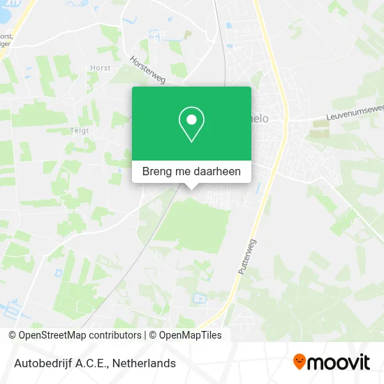Autobedrijf A.C.E. kaart