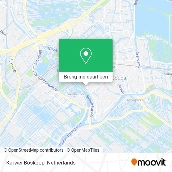 Karwei Boskoop kaart