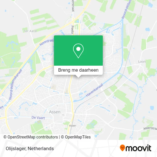 Olijslager kaart