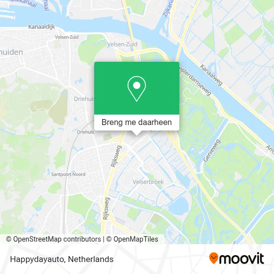 Happydayauto kaart
