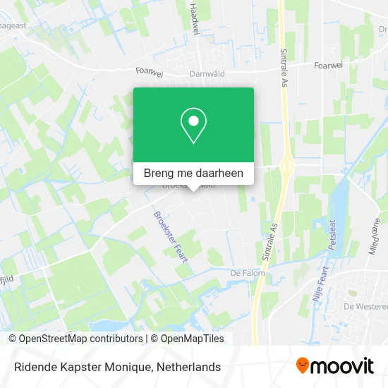 Ridende Kapster Monique kaart