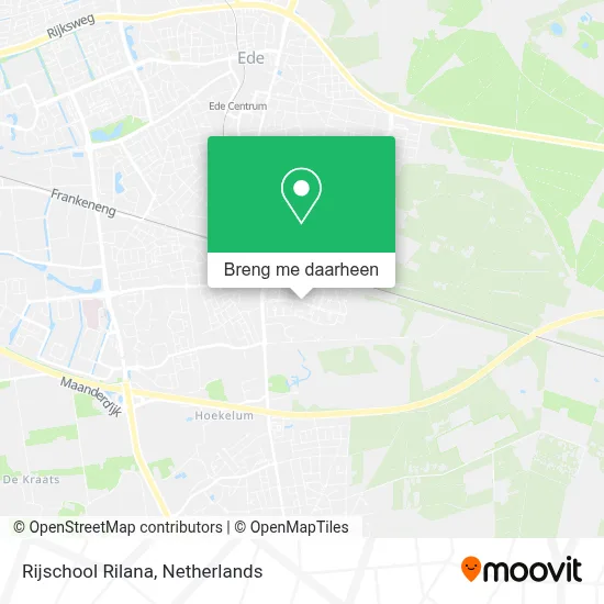 Rijschool Rilana kaart