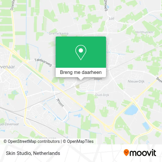Skin Studio kaart