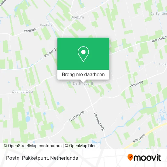 Postnl Pakketpunt kaart