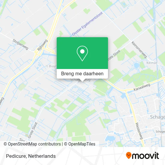 Pedicure kaart
