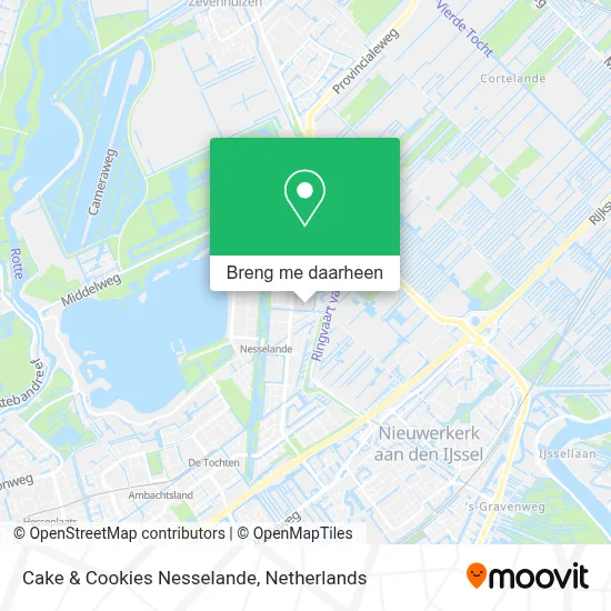 Cake & Cookies Nesselande kaart