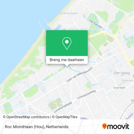 Roc Mondriaan (Hou) kaart