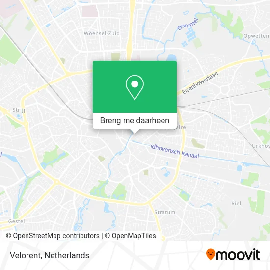 Velorent kaart