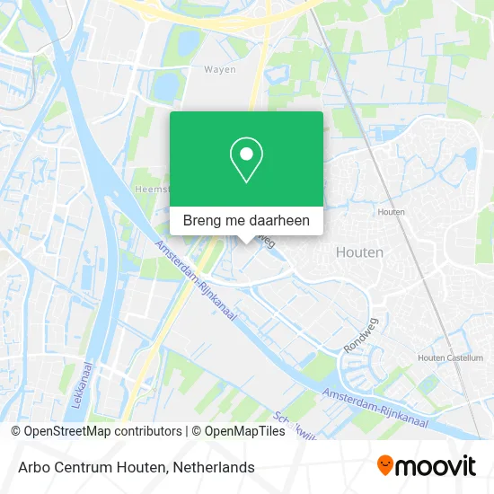 Arbo Centrum Houten kaart