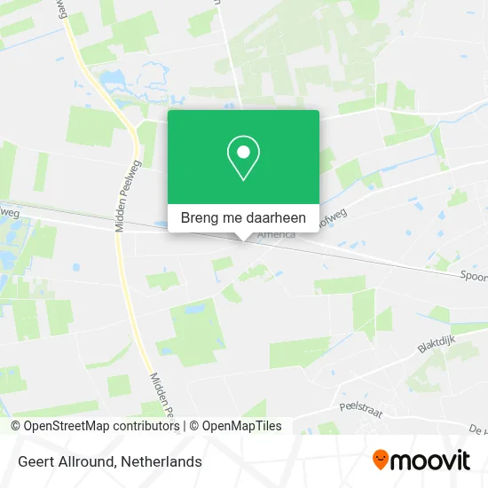 Geert Allround kaart