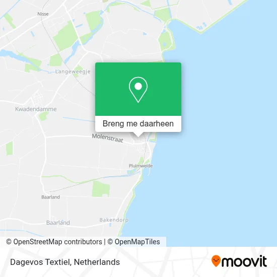 Dagevos Textiel kaart