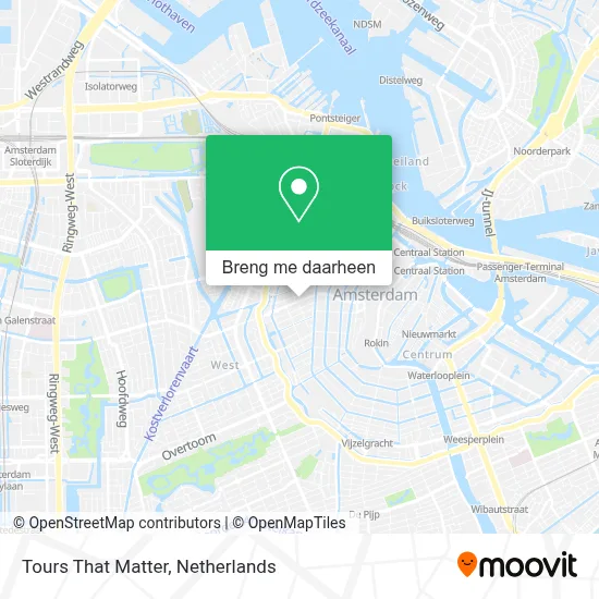 Tours That Matter kaart