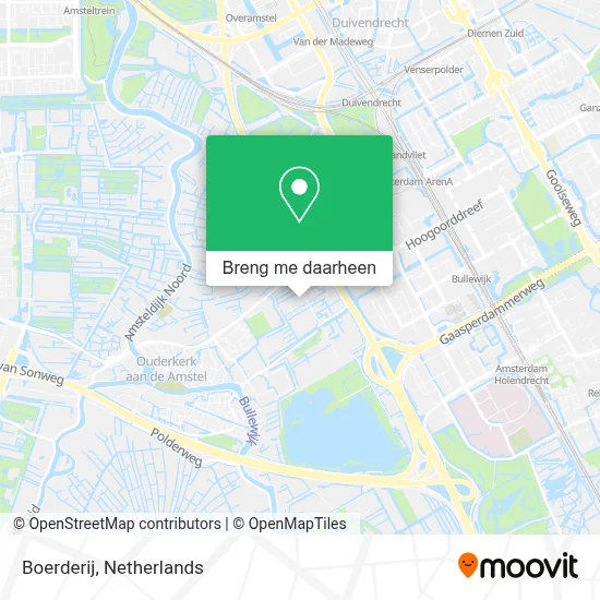 Boerderij kaart