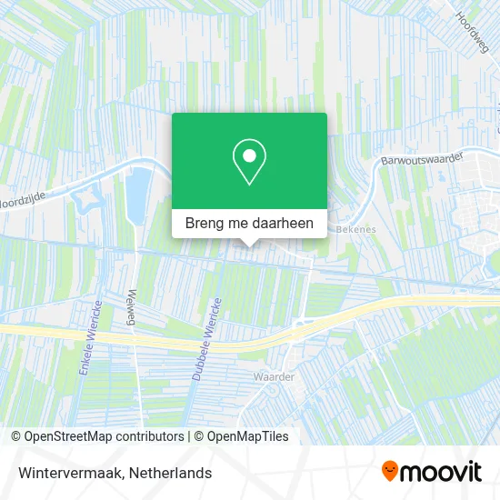 Wintervermaak kaart
