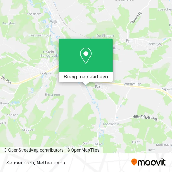 Senserbach kaart
