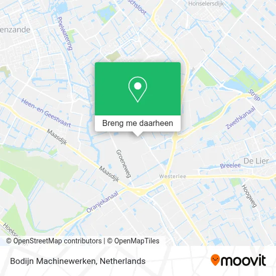 Bodijn Machinewerken kaart