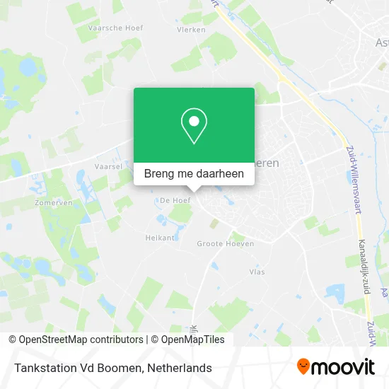 Tankstation Vd Boomen kaart