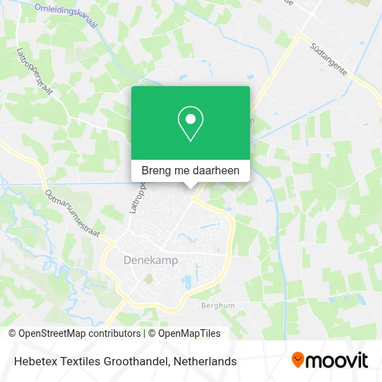 Hebetex Textiles Groothandel kaart