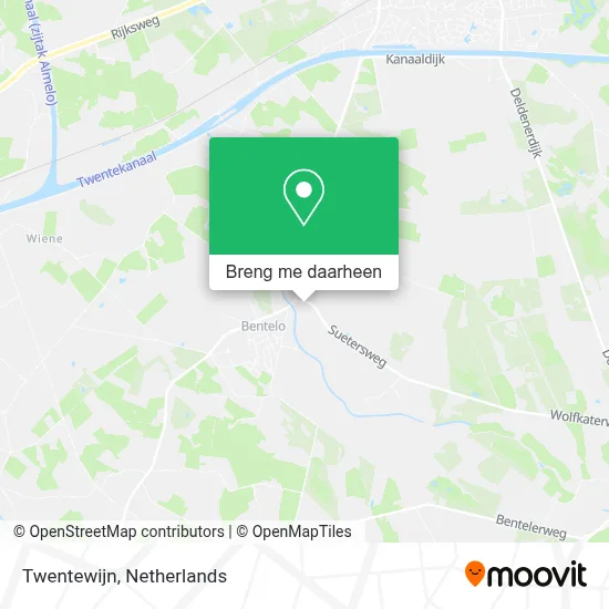 Twentewijn kaart