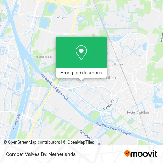 Combet Valves Bv kaart