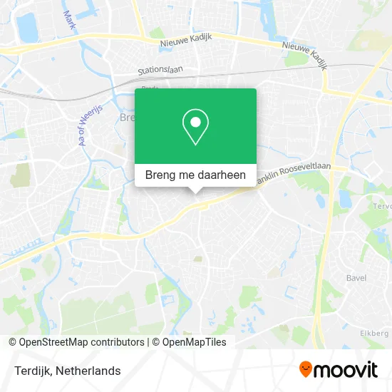 Terdijk kaart