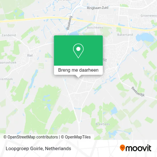 Loopgroep Goirle kaart