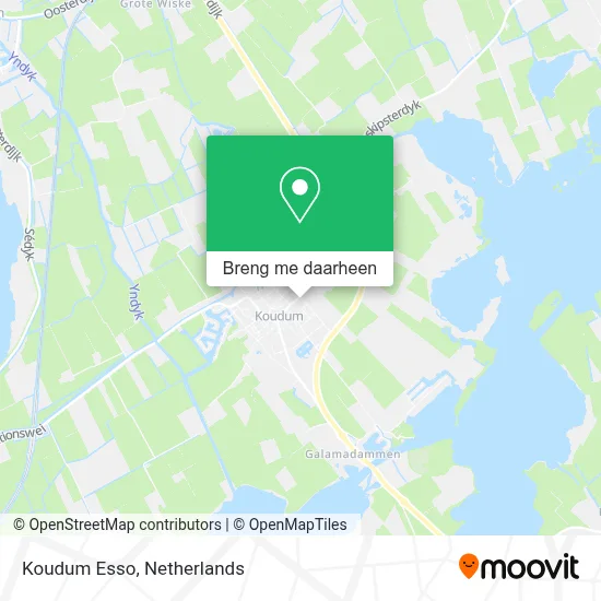 Koudum Esso kaart