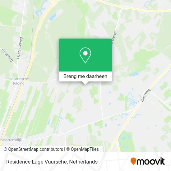 Résidence Lage Vuursche kaart