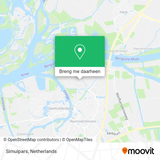 Simulpars kaart