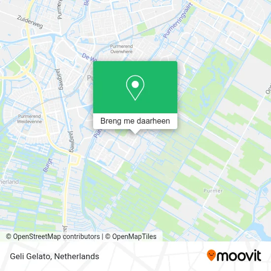 Geli Gelato kaart