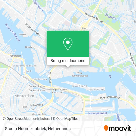 Studio Noorderfabriek kaart