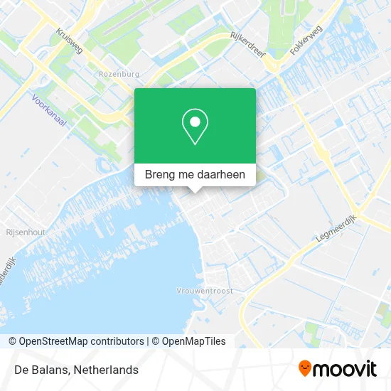 De Balans kaart