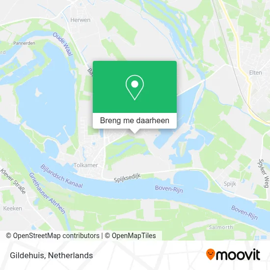 Gildehuis kaart