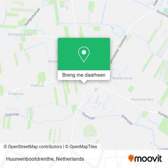 Huureenbootdrenthe kaart