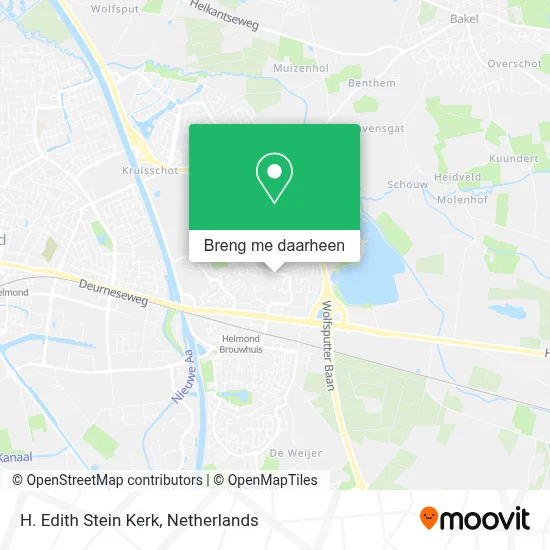 H. Edith Stein Kerk kaart